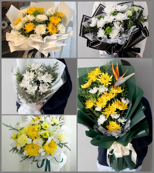 湖南怀化中方县泸阳镇白事花束代送